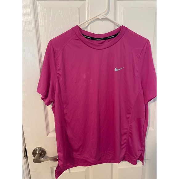 Nike Running Dri-FIT Top XL Womens Short Sleeve Athletic Activewear - Picture 1 of 4